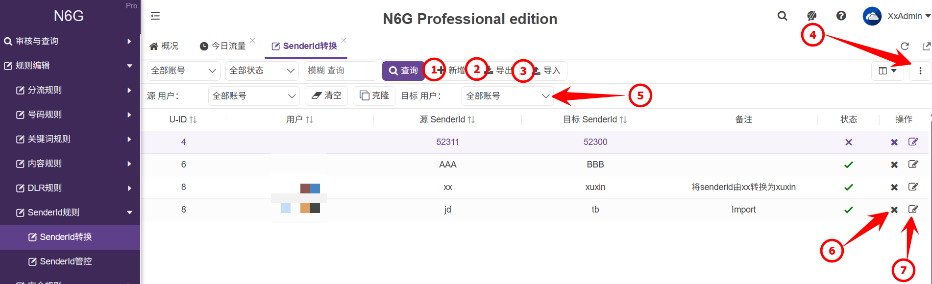 管理員-規則編輯-SenderId規則-SenderId轉換-01