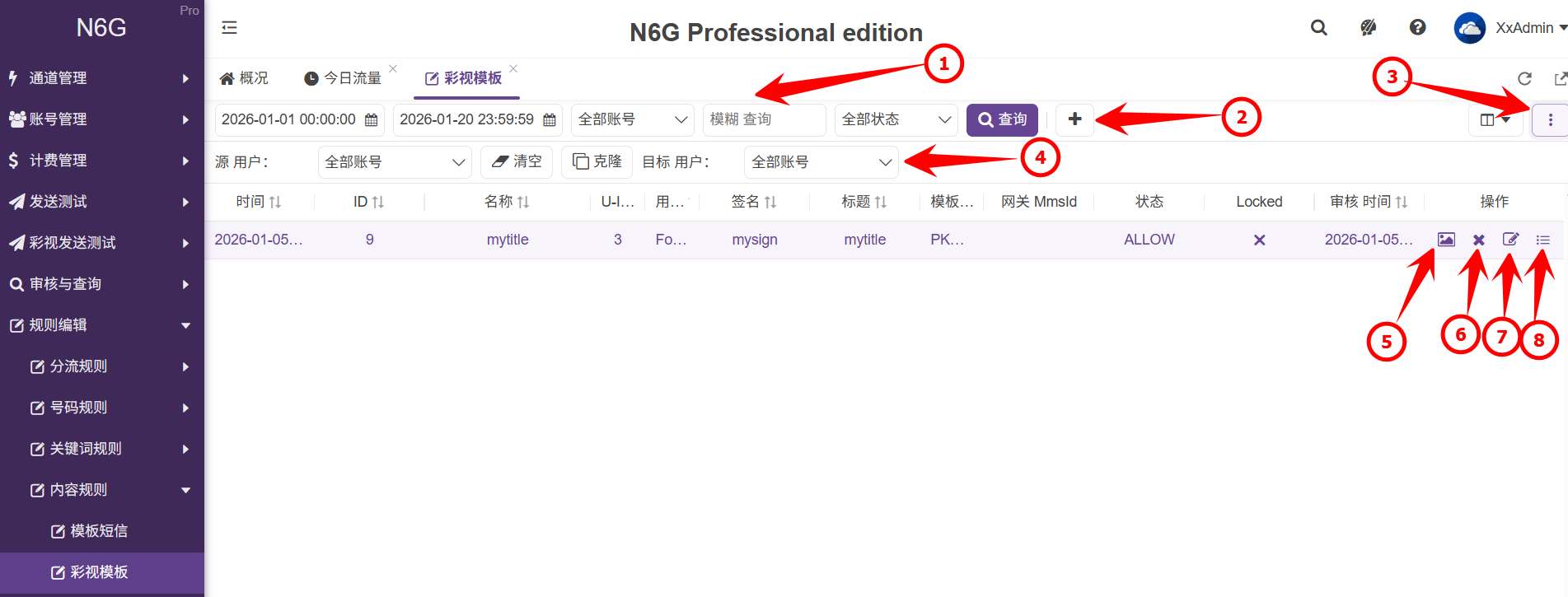 管理員-規則編輯-內容規則-彩視模板-01